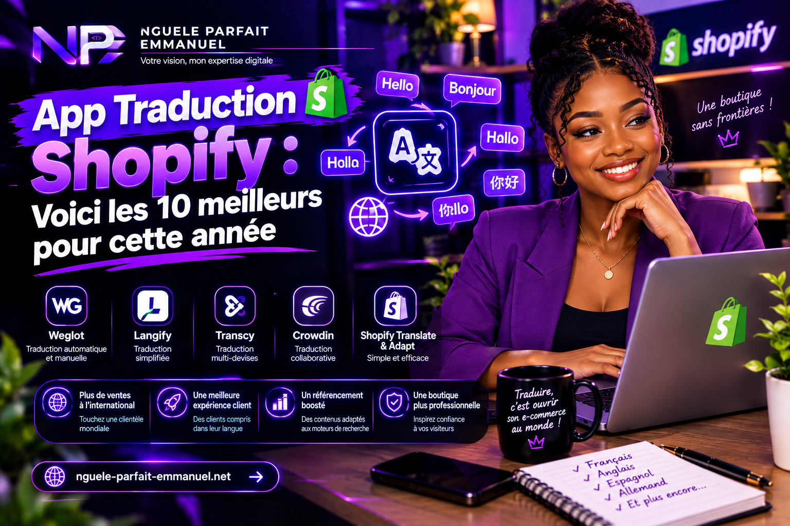 App traduction Shopify
