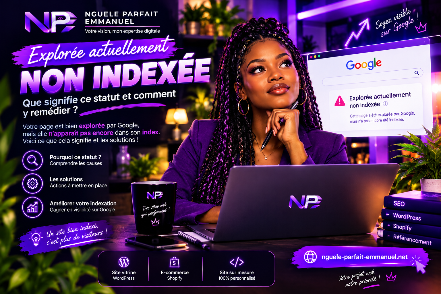 Explorée actuellement non indexée