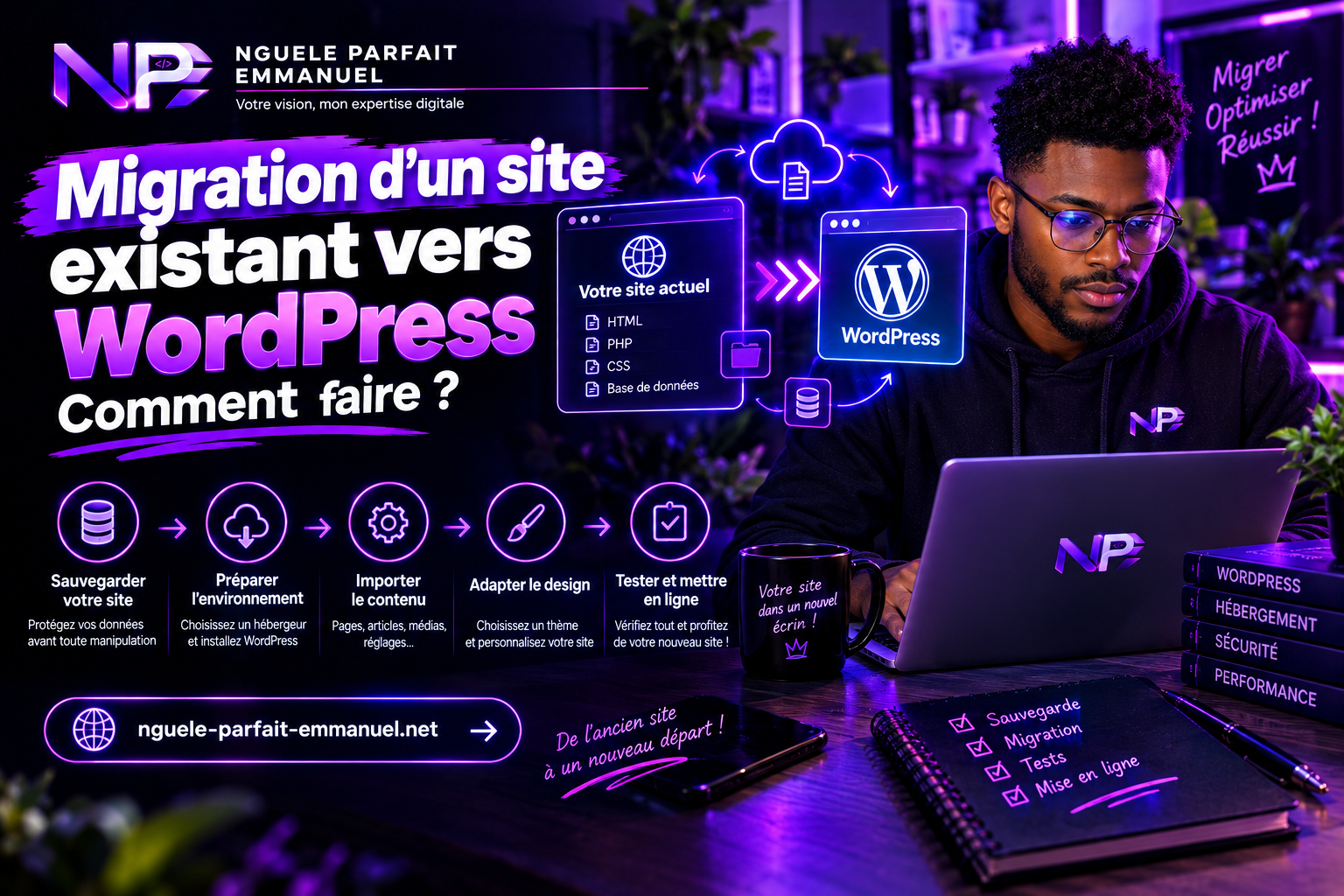 Migration d'un site existant vers WordPress