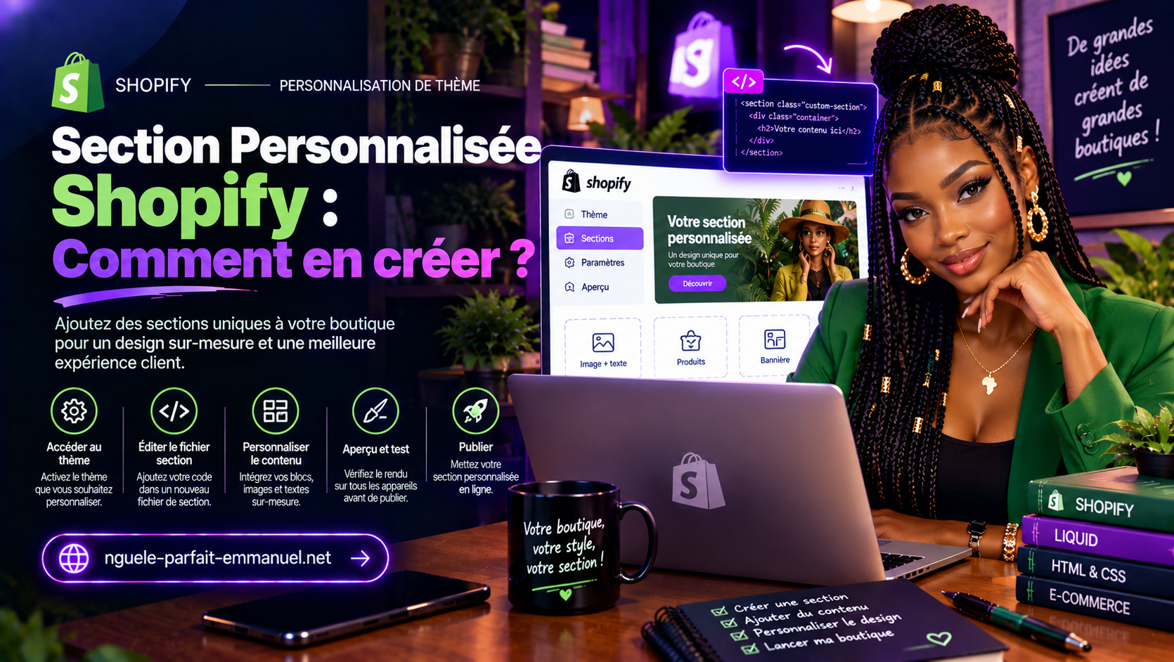 Section Personnalisée Shopify