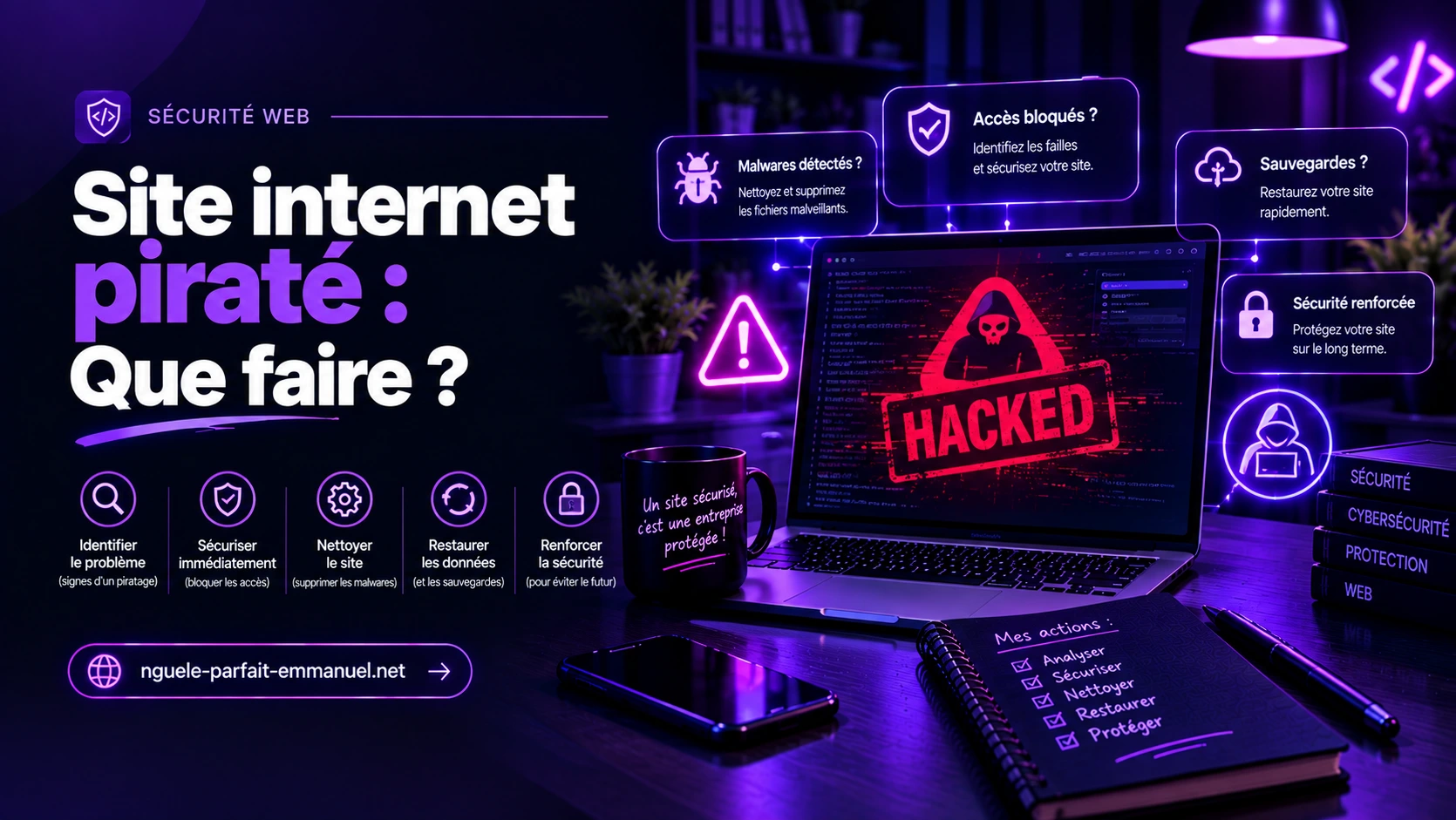 Site internet piraté