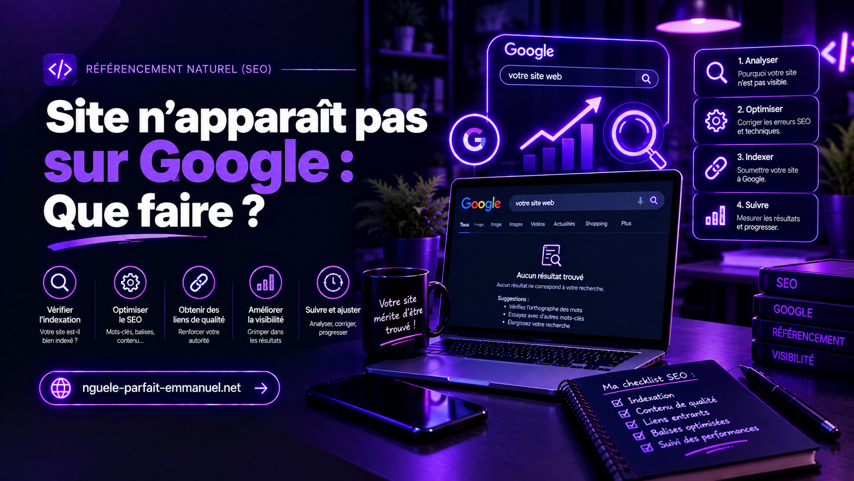 Site n'apparait pas sur google