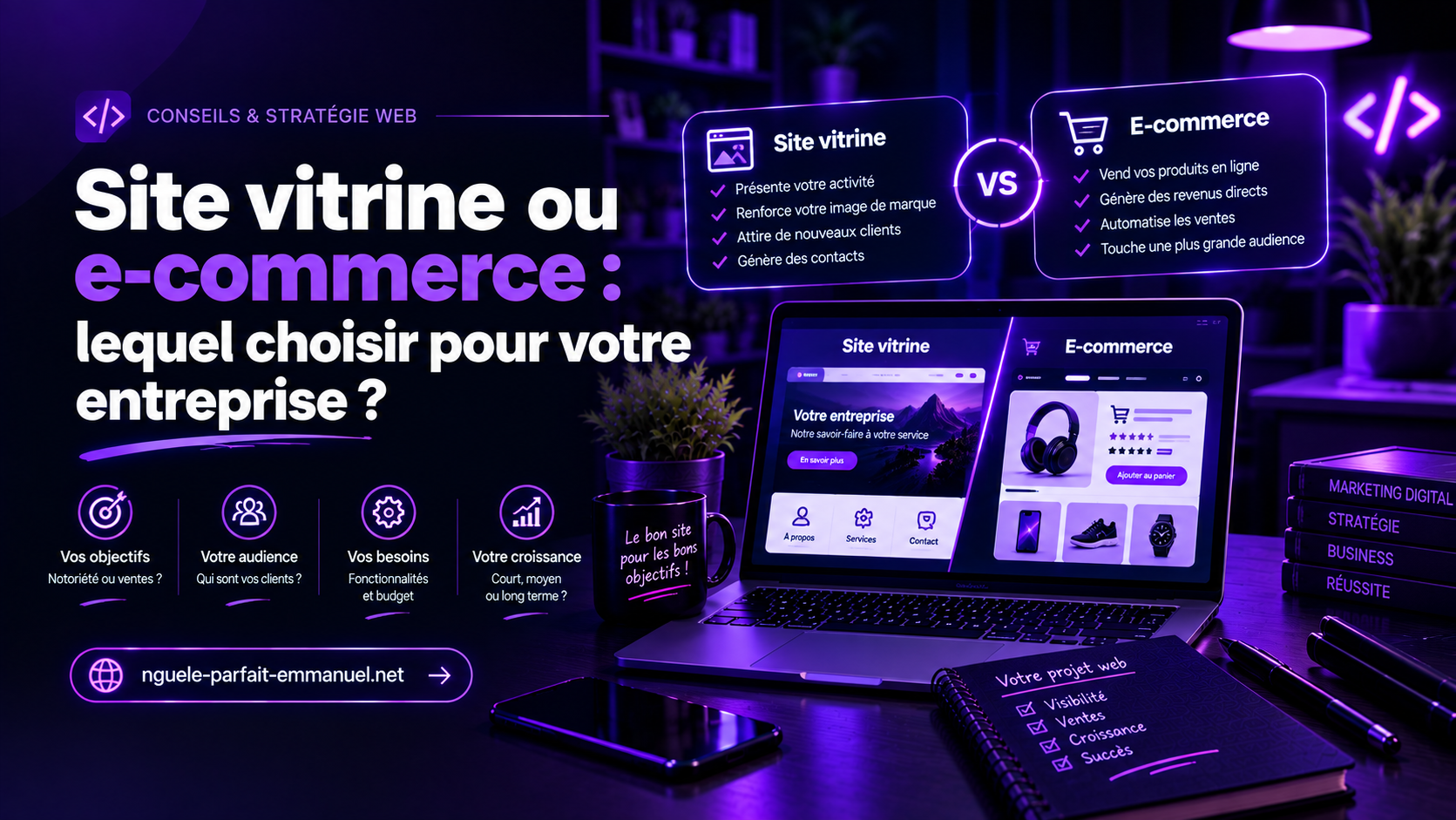 Site vitrine ou e-commerce