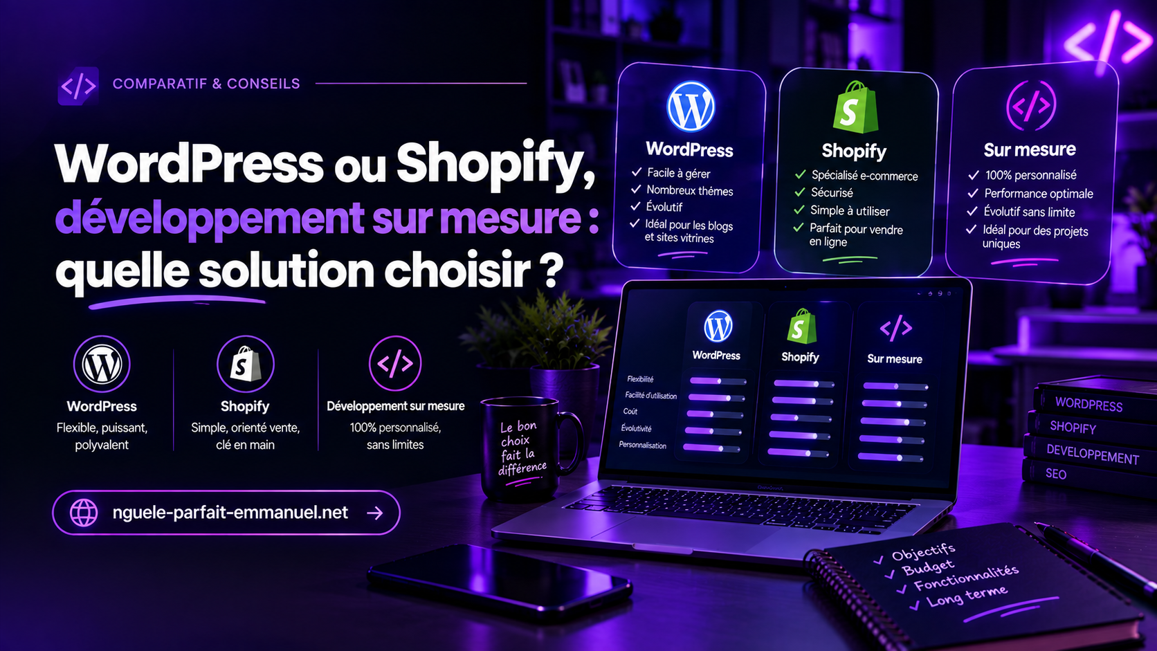 WordPress ou Shopify