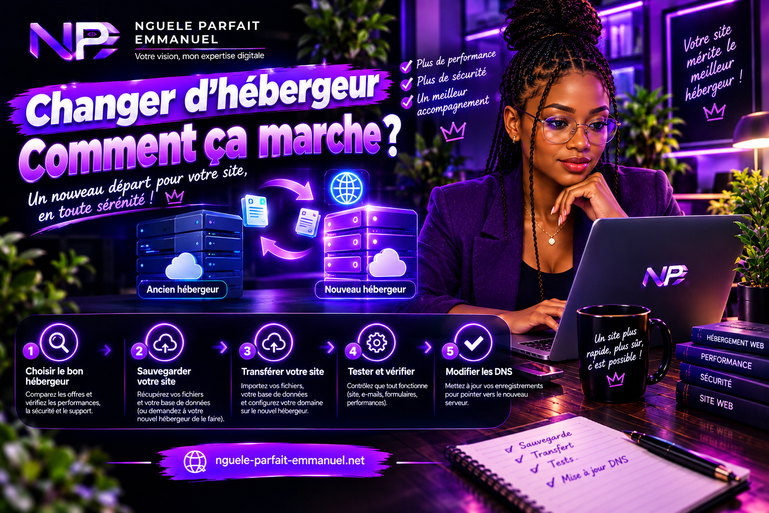 Changer d'hébergeur