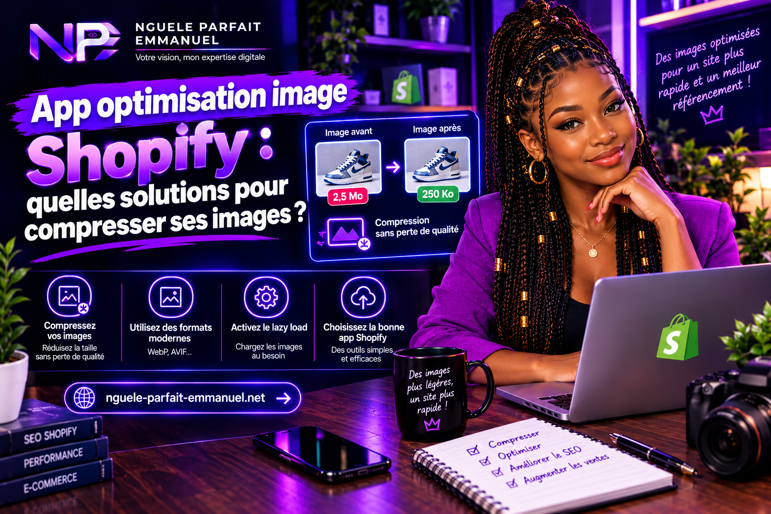 App optimisation image Shopify