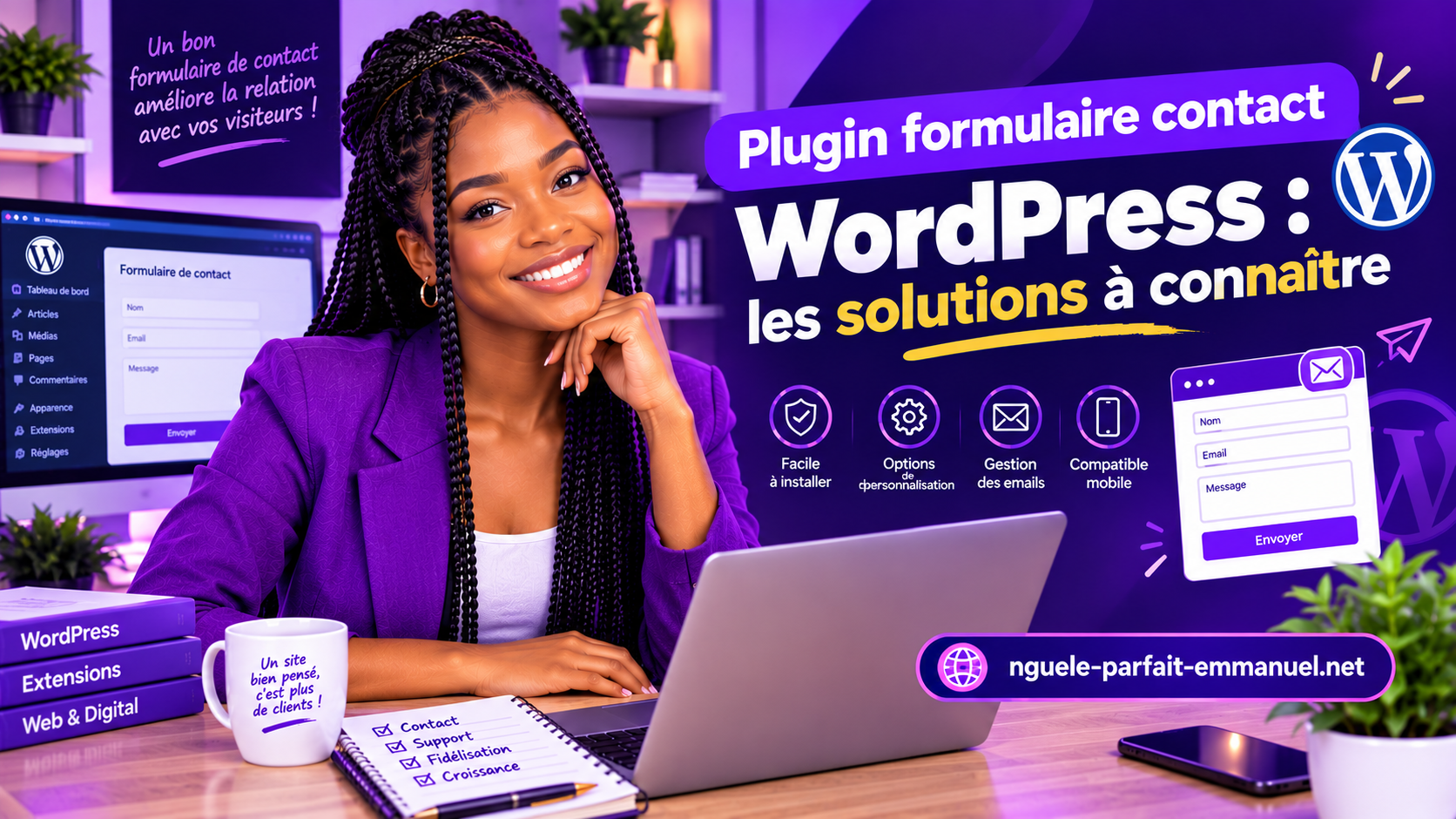 Plugin formulaire contact WordPress