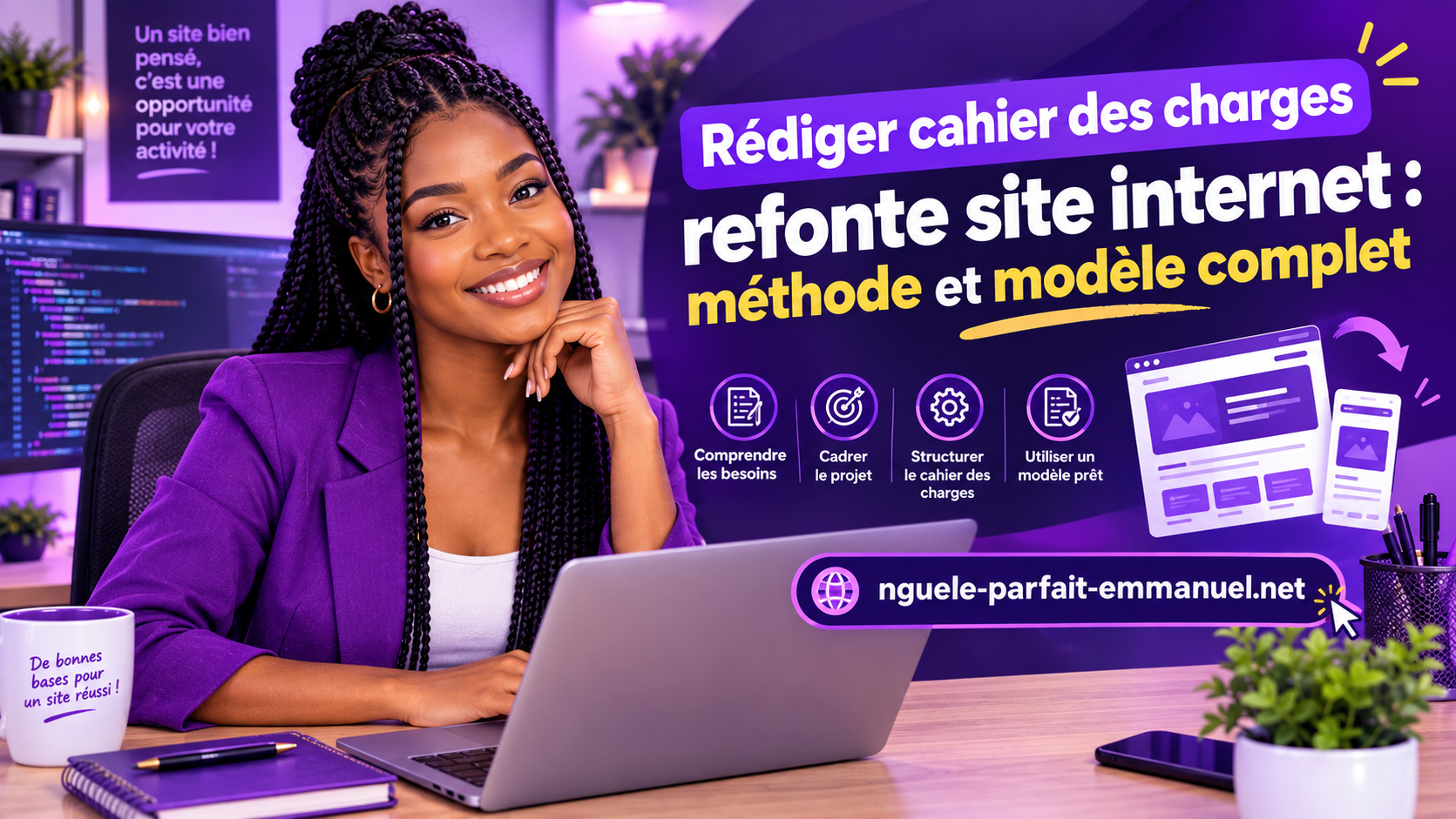 Rédiger cahier des charges refonte site internet
